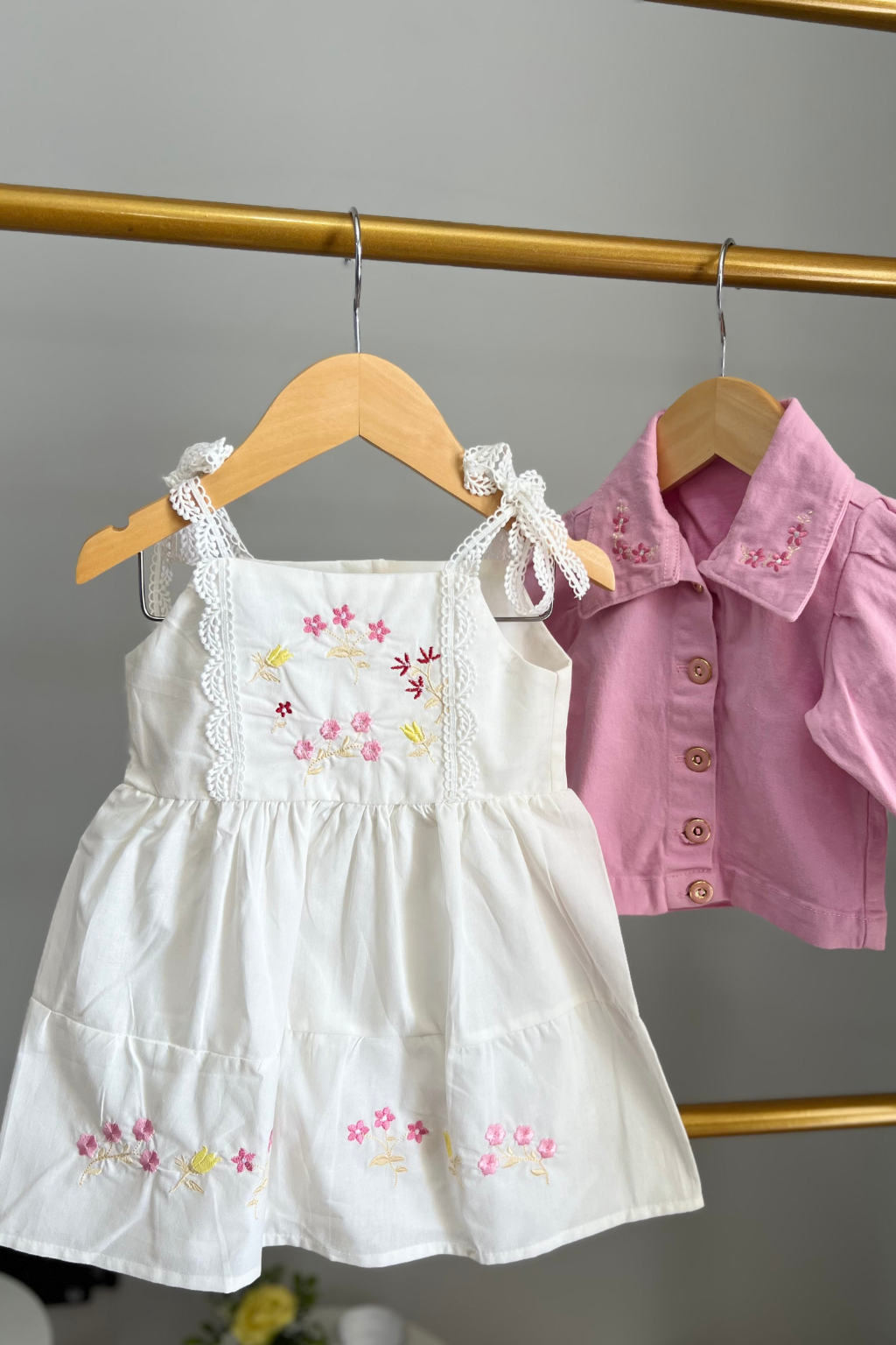 Vestido Lara Branco com Jaquetinha