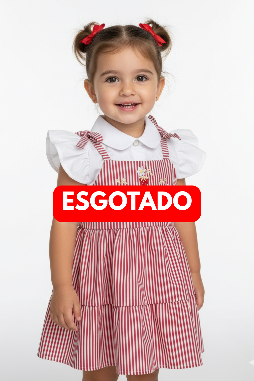Vestido Sophia Vermelho com Camisa