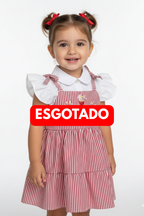 Vestido Sophia Vermelho com Camisa