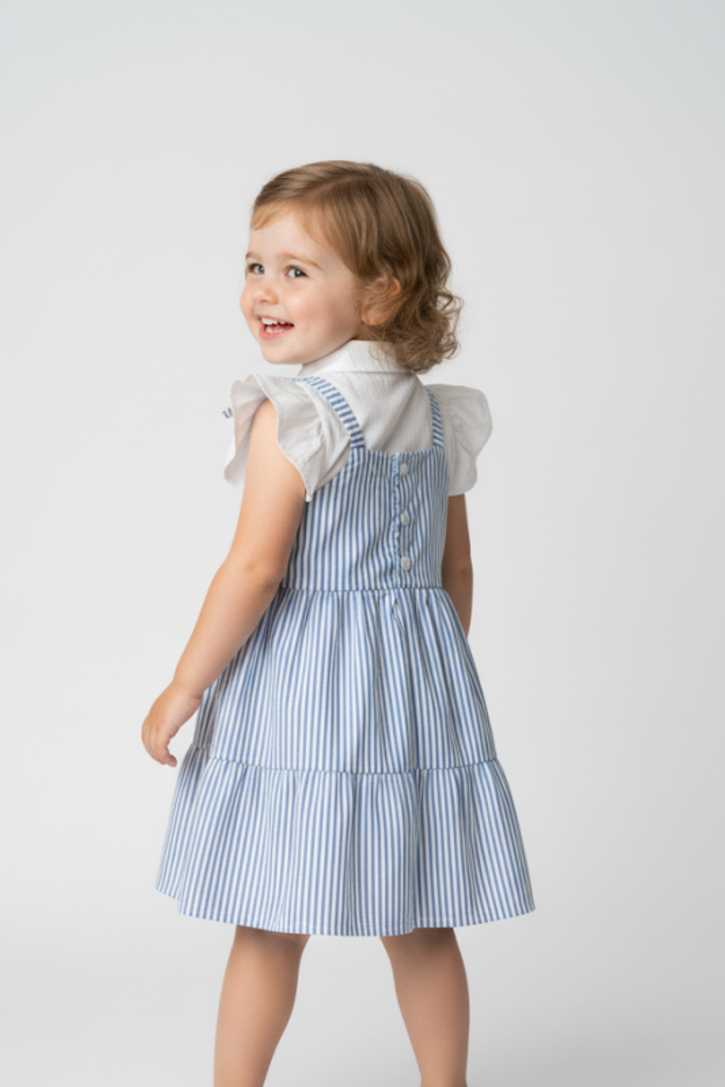 Vestido Sophia Azul com Camisa