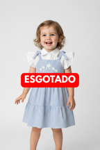 Vestido Sophia Azul com Camisa