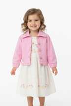 Vestido Lara Branco com Jaquetinha