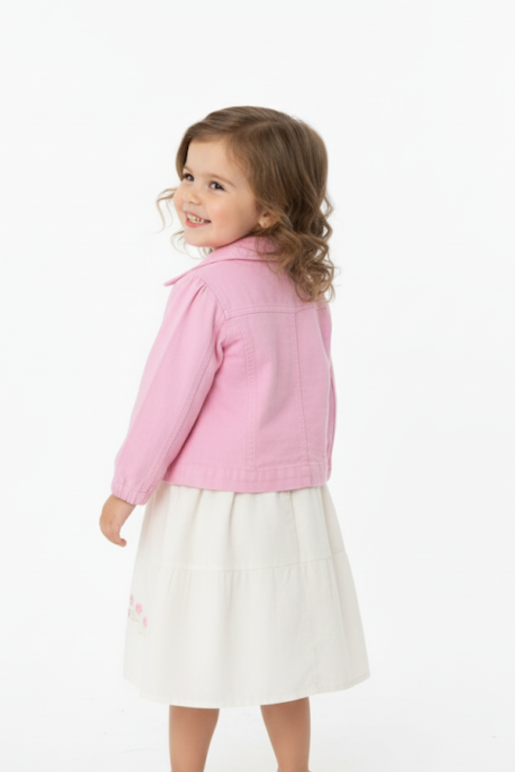 Vestido Lara Branco com Jaquetinha