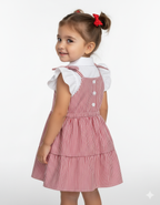 Vestido Sophia Vermelho com Camisa