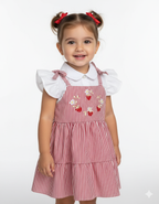 Vestido Sophia Vermelho com Camisa