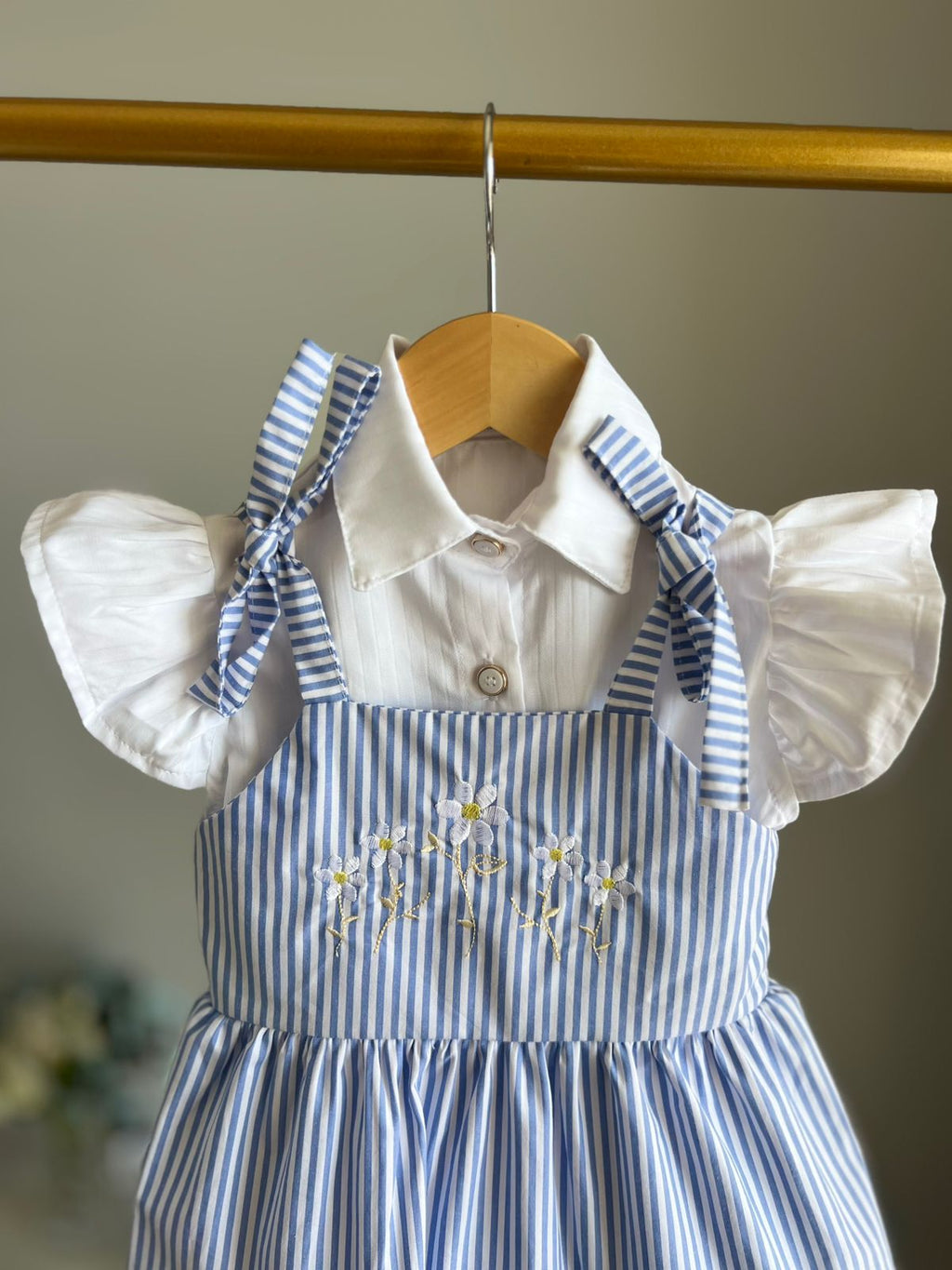 Vestido Sophia Azul com Camisa